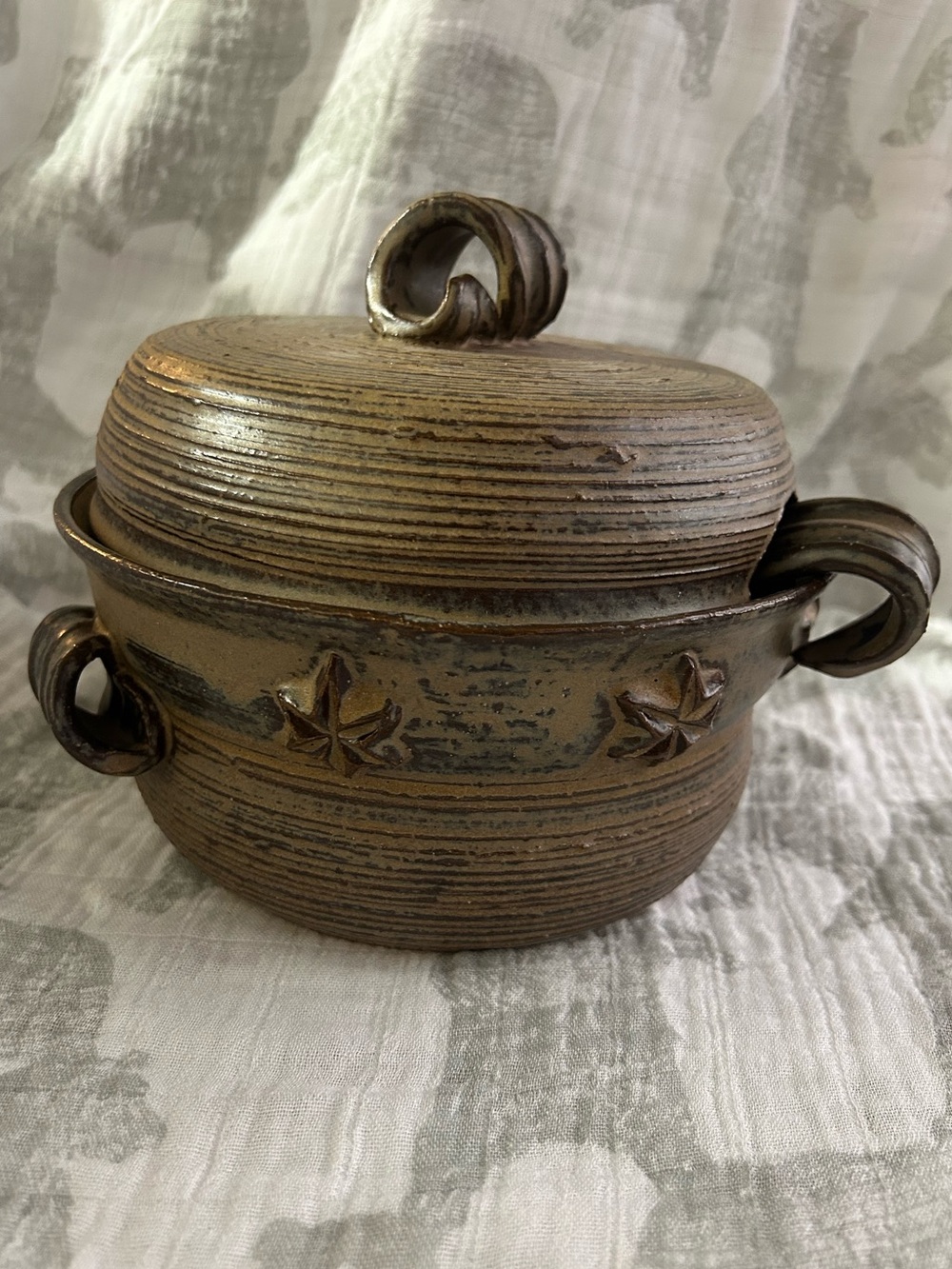 Studio Pottery Turrine with Ladel